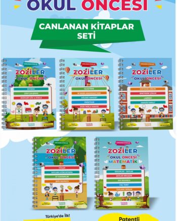 ZOZİLER Okul Öncesi Canlanan Kitap Seti (5 KİTAP)
