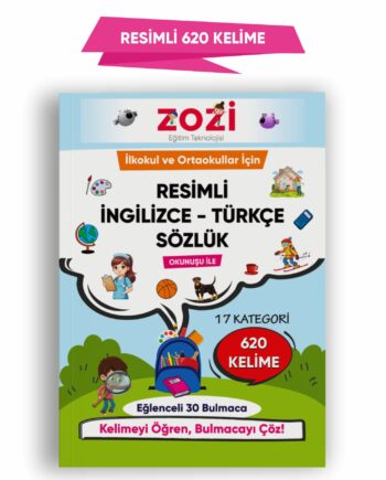 Resimli İngilizce – Türkçe Sözlük | Okunuşlu ve Eğlenceli Bulmacalarla Öğren!